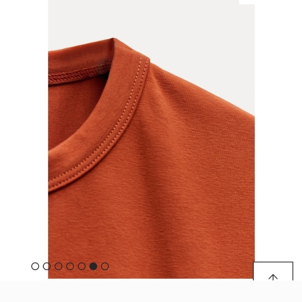 NWT Zara Vibrant Orange Midi Dress - Picture 6 of 8
